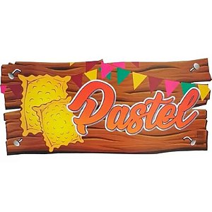 Placa Junina Pastel - 1 Un