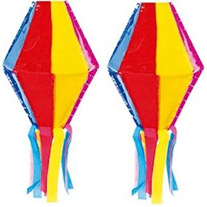 Enfeite Balão em Plástico para Festa Junina 28cm - 1 Un