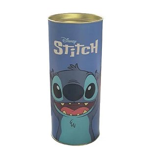 Lata Para Presente Rígida Stitch M 10x24cm - 6 Un