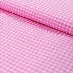 Toalha de Mesa Xadrez Retangular 6 Lugares 1,20x2,00m Rosa - 1 Un