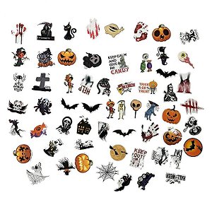 Adesivo Halloween Sortido - 60 Un
