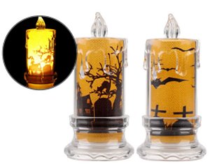 Vela de Led Noite Halloween 9,8cm - 1 Un