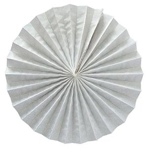 Enfeite de Papel Fiorata 30cm Branco - 1 Un