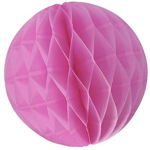 Enfeite de Papel Globo 34cm Rosa Choque - 1 Un