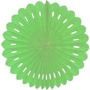 Enfeite de Papel Margarida Fiorata 63cm Verde Claro - 1 Un