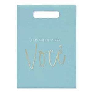 Sacola Flex 22x31cm Candy Tiffany - 10 Un