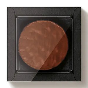 Caixa Para 1 Pão de Mel 9x9x4cm Preto - 50 Un