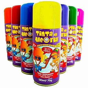 Tinta da Alegria Para Cabelos Spray 150ml - Cores Sortidas