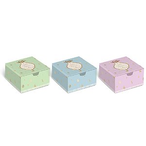 Caixa Diver Para 6 Brigadeiros Quinn 12x8x3,5cm - 10 Un