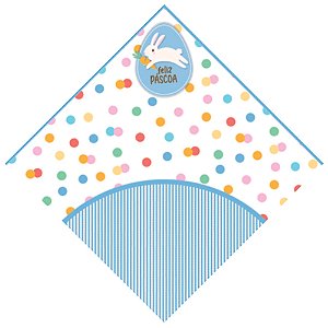 Express Para Ovo Estampado 24x24cm Jump Azul - 25 Un