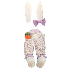 Kit Coelho com Orelhas e Pata Chiclete Lilás - 1 Un