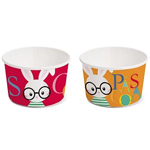Copinho Para Doces Composê Páscoa Cores 100ml - 8 Un