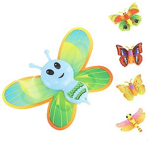 Lembrancinha Infantil - Carrinho de Fricção Insetos Voadores Sortido - 1 Un