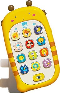 Celular Infantil Educativo Brinquedo Musical Interativo Abelhinha