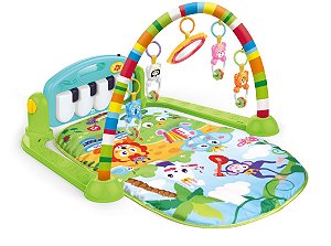 Tapete de Atividade Musical Piano Interativo zoológico Wakaii