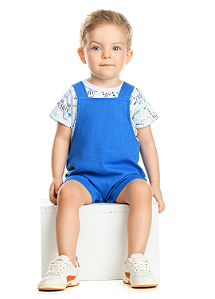 Conjunto Moletinho Favo/ Meia Malha