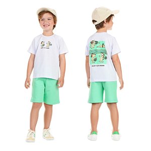 Conjunto Meia Malha/Moletinho