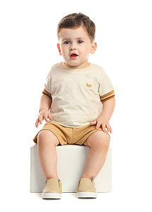 Conjunto Meia Malha Linho / Malha Favo