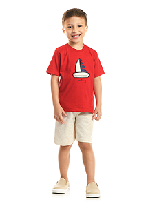 Conjunto Meia Malha / Moletinho Linho