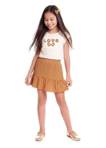 Conjunto Cotton / Malha Correntinha / Meia Malha