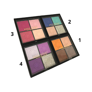 Sombra Para Olhos Paleta - Miss Rôse