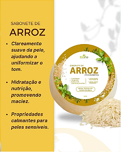 Sabonete De Arroz 50g - Bio Ilha