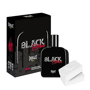 Kit Black Extreme Everlast Masculino - Deo Colônia 100ml + 2 Sabonetes 80g Cada