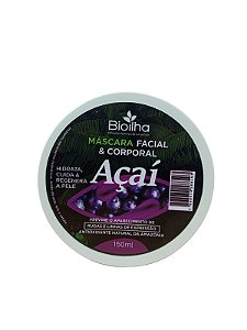Máscara Facial De Açaí 150ml - Bio Ilha