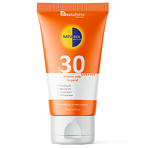 Protetor Solar Corporal Fps30 Uv Natusol 120g - Natuflores