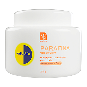 Parafina em Creme com Óleo de Coco
