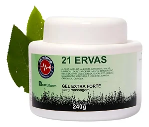 Gel Extra Forte 21 Ervas 240g - Natuflores