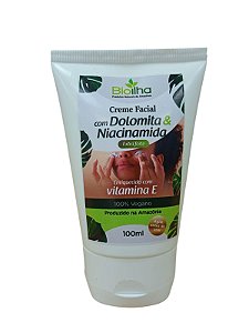 Creme Facial De Dolomita e Niacinamida 100ml - Bio Ilha
