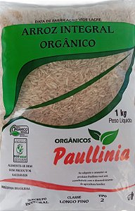 Arroz Integral Orgânico Paullinia 1kg