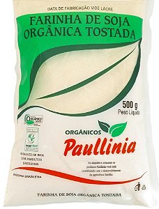 Farinha de Soja Orgânico Tostada Paullinia 500g