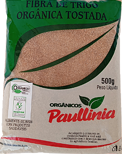 Fibra de Trigo Orgânico Tostada Paullinia 500g