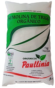 Semolina de Trigo Orgânico Paullinia 1kg