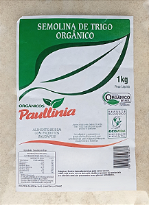 Semolina de Trigo Orgânico Paullinia 1kg