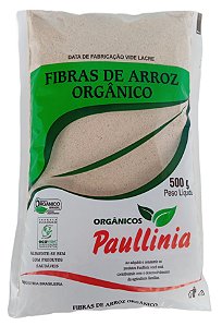 Fibras de Arroz Orgânico Paullinia 500g
