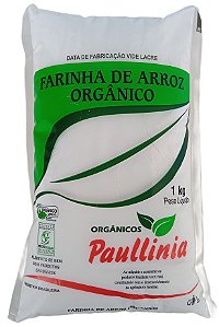 Farinha de Arroz Orgânico Paullinia 1kg