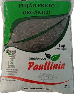 Feijão Preto Orgânico Paullinia 1kg
