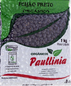 Feijão Preto Orgânico Paullinia 1kg