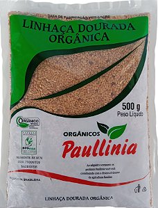 Linhaça Dourada Orgânica Paullinia 500g