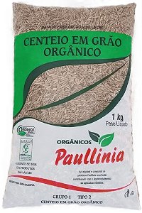 Centeio em Grão Orgânico Paullinia 1kg