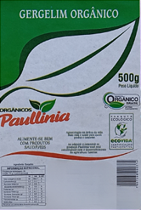 Gergelim Orgânico Paullinia 500g