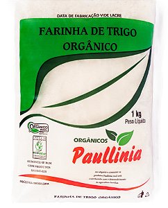 Farinha de Trigo Branca Orgânico Paullinia 1kg