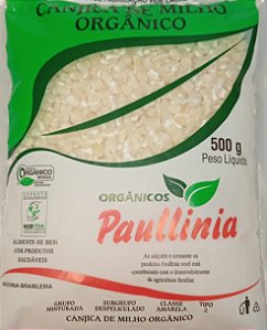 Canjica de Milho Branco Orgânico Paullinia 500g