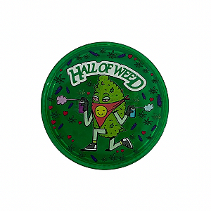 Dichavador de Acrílico Hall Of Weed - Médio