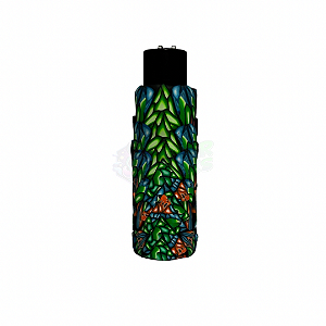 Capa Para Isqueiro Clipper de Cerâmica Plástica - Verde/Azul