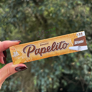 Seda Papelito Com Piteira Brown King Size Slim