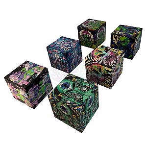 Dichavador Cubo Mágico Alien - 4 Partes